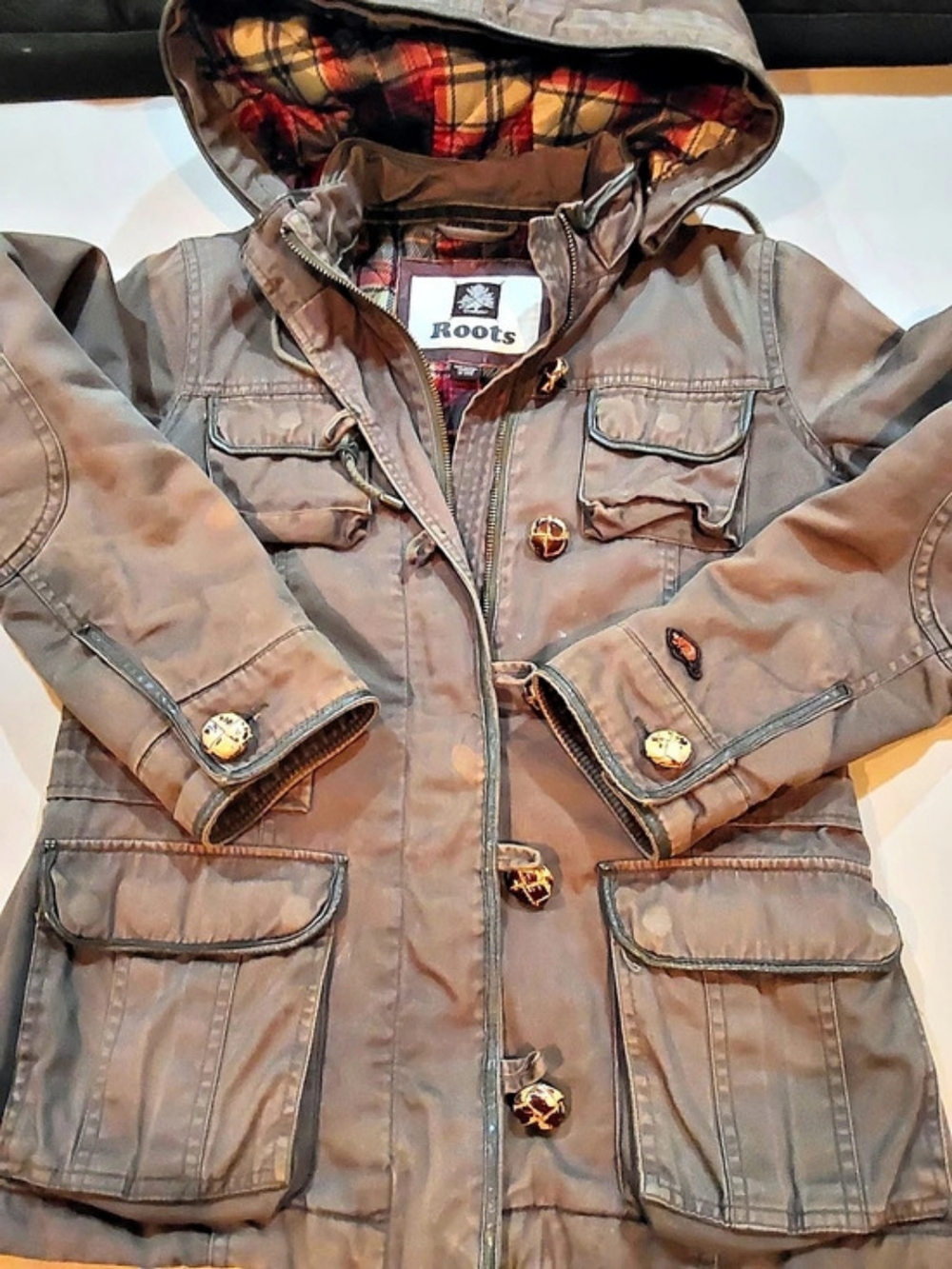 Roots Utility Jacket Plaid XS